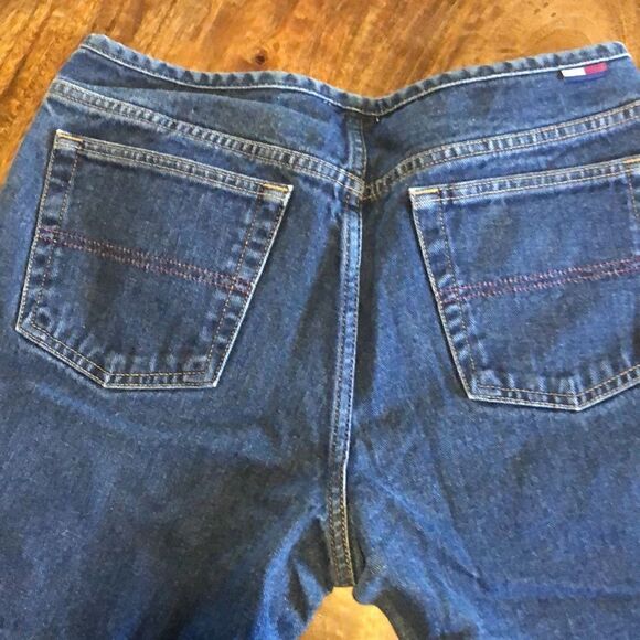 Vintage y2k low rise no waistband look fit Tommy Hilfiger jeans size 11 - Picture 5 of 7
